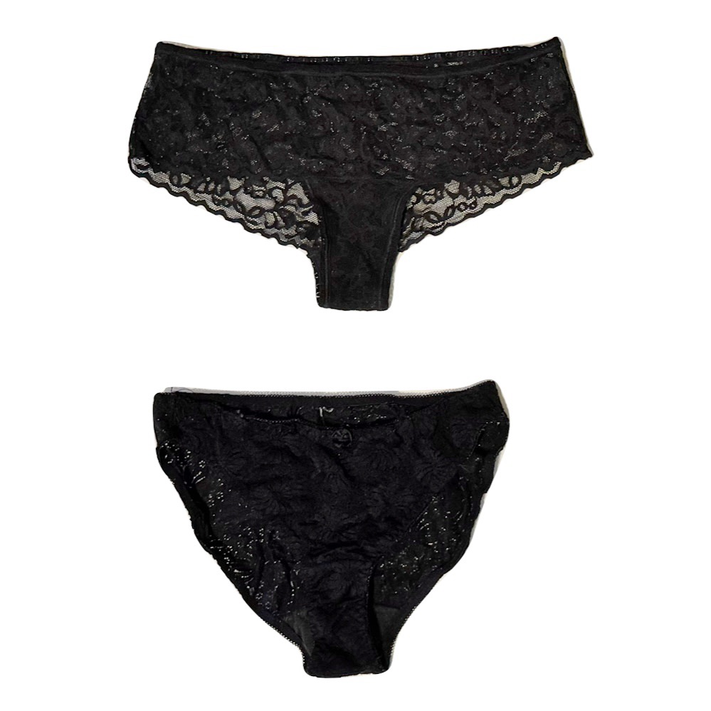 Black Lace Panties 3 For 15 Sale Clearance